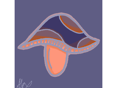 Mushroom Drawing.