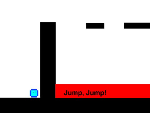 Pixel Parkour but with soothing music