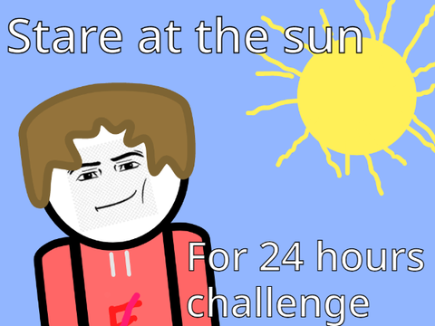 stare at the sun for 24 hours challenge !!