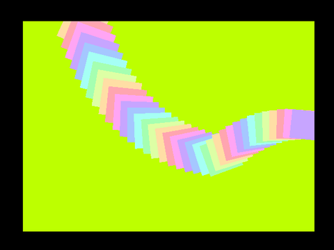 より大きな虹の波