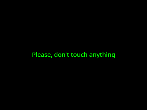 Please, don't touch anything