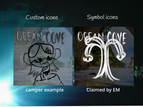 ocean cove tc ♢ matching icons