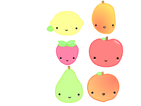 A little drawing for a fruit series