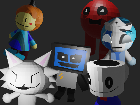 3D characters #3D #blender