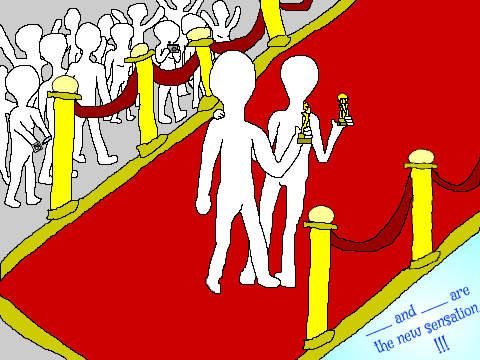 Add yourself on the red carpet