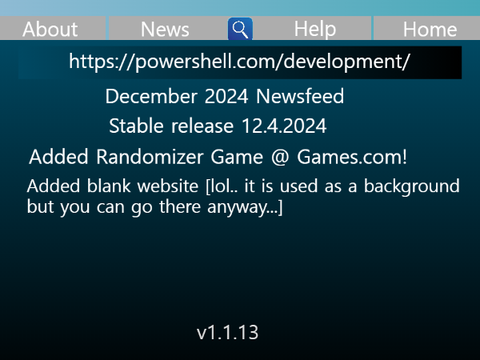 Powershell WebOS - v1.1.13