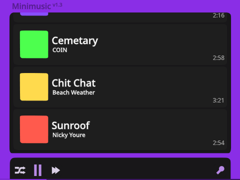 Minimusic - MP3/Music Player