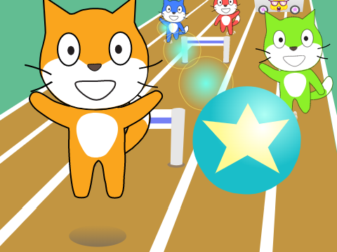 キャットの障害物競走！⭐Cat Obstacle Race!