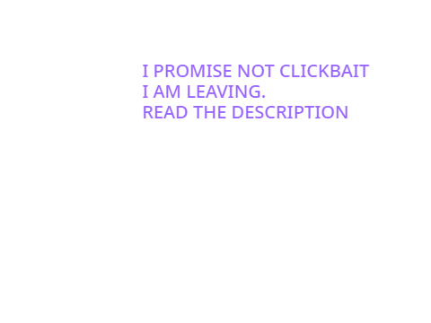 Leaving scratch (read desc) NOT CLICKBAIT