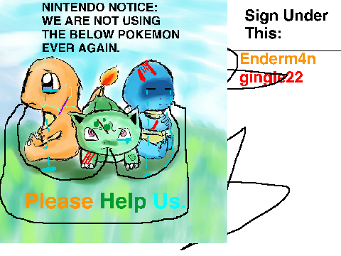 Sign If You Want To Help Pokemon remix