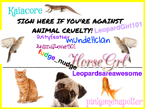Sign Here If You're Against Animal Cruelty remix remix remix remix remix remix remix remix remix