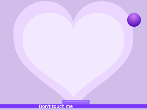 Purple ping pong game