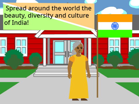 Indian Flag Hoisting- A fun interactive animation!