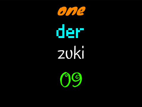 onederzuki09　チームイントロ