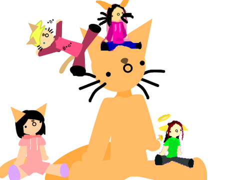 Add Yourself . o .ing As A Cat With The Cat