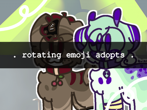 . rotating emoji adopts .