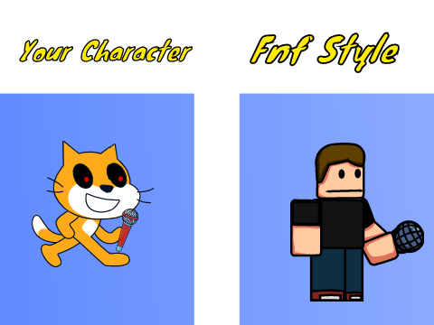 I will turn ur character into fnf remix