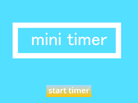Mini Timer