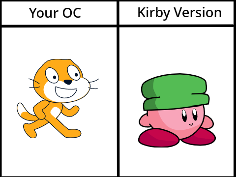 Remix this project and I will make your OC Kirby! remix