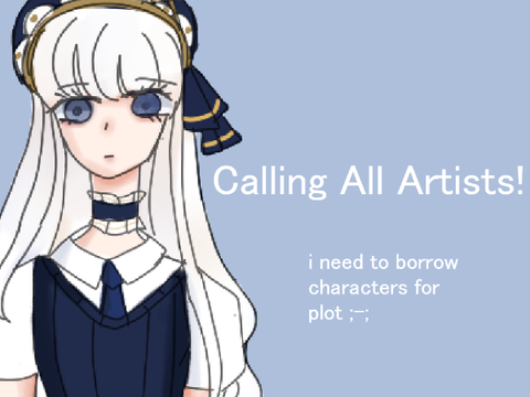 Calling all artists! CLOSED