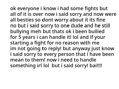 i said sorry dont worry