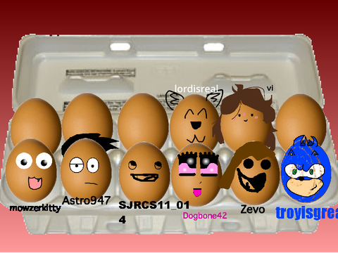 add yourself as an eggy