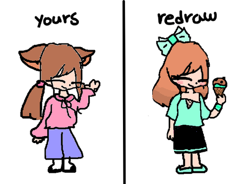 ~I redrew your Character~<3