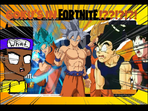 Goku's in FORTNITE!?!??! 