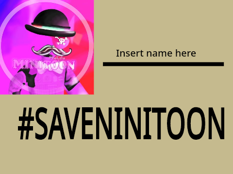 Remix if you support the #SAVENINITOON campaign remix
