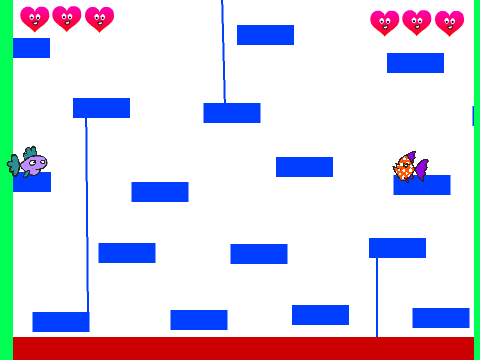 Two player shooter game
