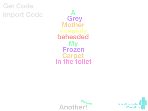 Funny Sentence Generator [v1.0]