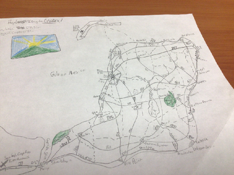 The map of my new project.