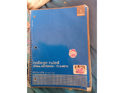 notebook dump #1