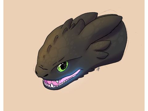 Toothless mark 2…or 3 or 4 or…something bigger