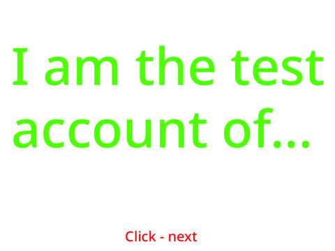 Test account #Robot732