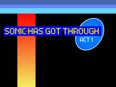 Sonic Dungeons End Screen
