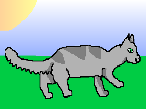 OPEN CC Warrior cat (Colouring comp.) remix
