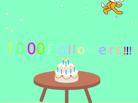 1,000 followers for  @chitchatcat10 !