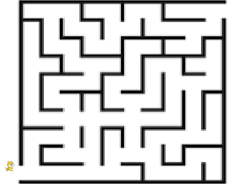 Scratcher-maze