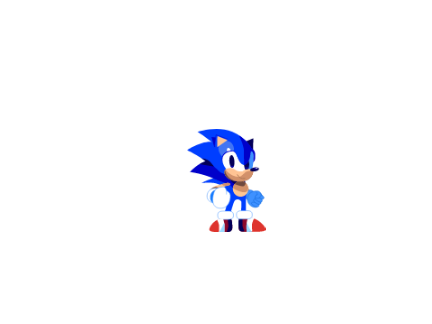 sonic chaos quest new sonic sprite