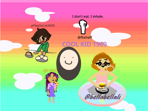 Add Yourself Eating Some Food & Sign Your Drawing! remix