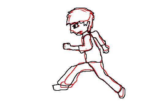 Human Run Cycle (for WIP AMV)