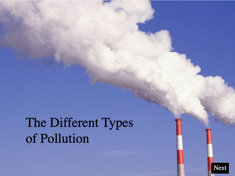 Different Types of Pollution