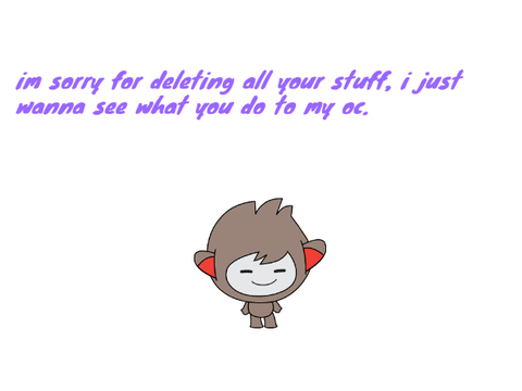 Draw your OC and I will be turn into Glitched remix
