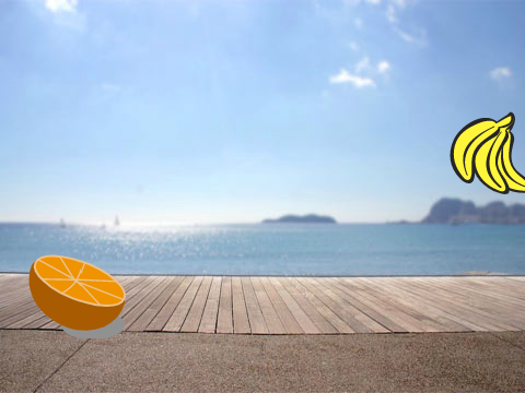 I can make orange rhyme with banana  