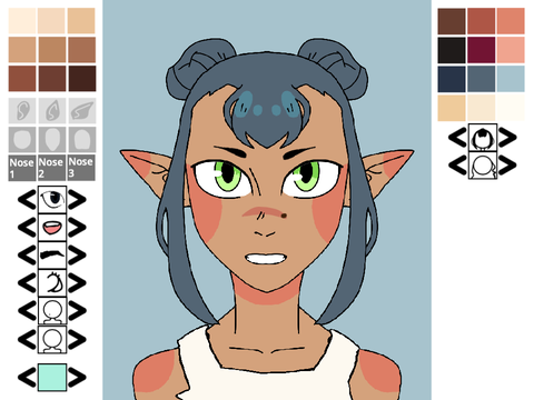 Profile maker (head shot) character creator