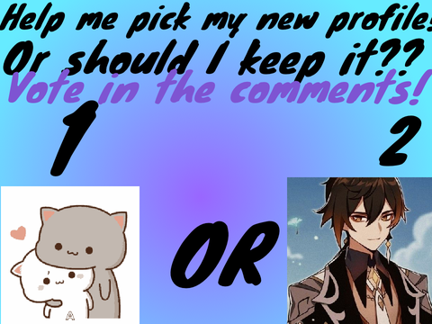 Help me pick my profile!
