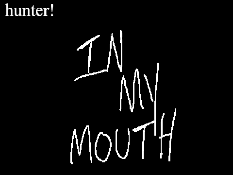 in my mouth! - meme