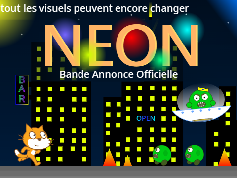 Bande annonce NEON platformer #jeux #animation