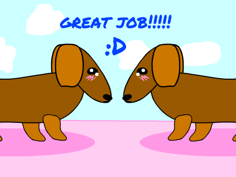 how to draw a dachshund in vector mode